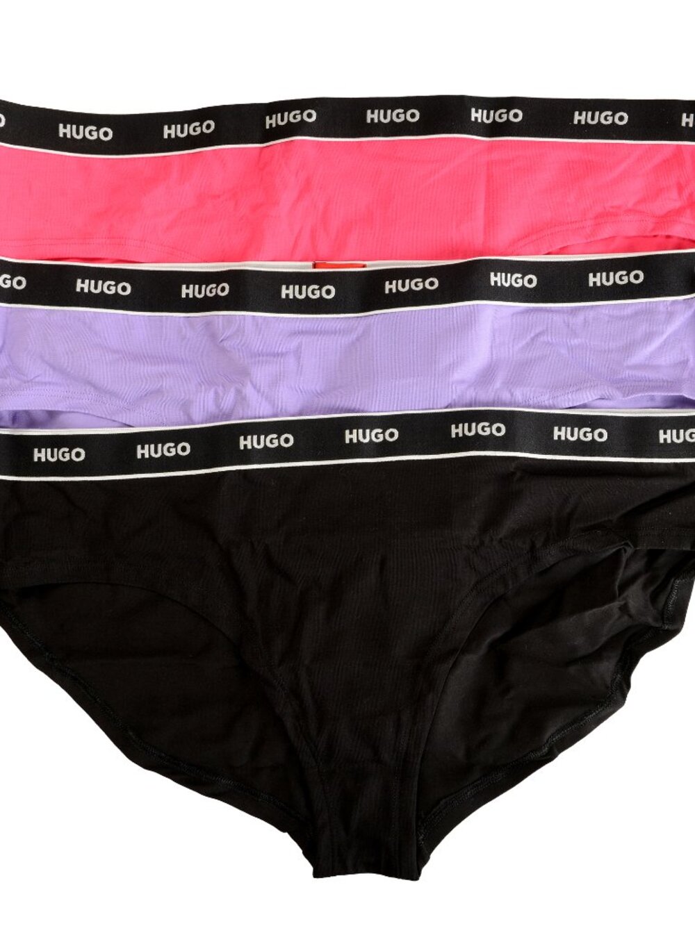 Hugo Boss Women's "Triplet Brief Stripe" 3Pack Brief Panties Set US 2XL IT 48